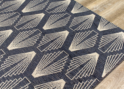 Vista 9388_H831 Shell Shapes Indoor/Outdoor Area Rug by Kalora Interiors