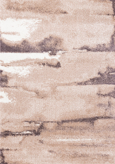 Sable Pink Purple Cream Sunset Cloud Sky Rug by Kalora Interiors