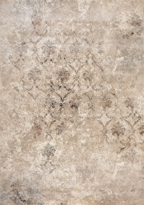 Abbey Beige Taupe Elegant Rug by Kalora Interiors
