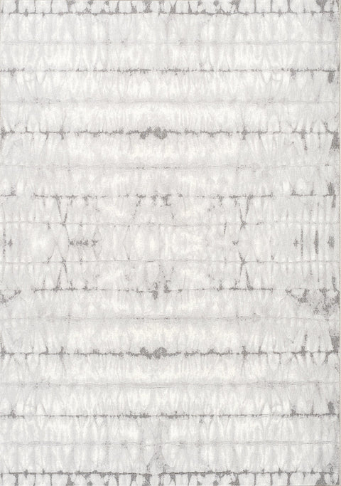 Intrigue White Grey Faded Distressed Rug by Kalora Interiors