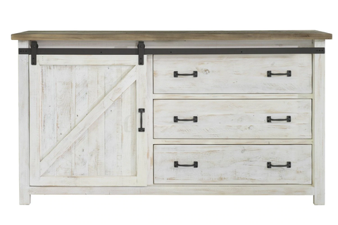Provence 3 Drawer Dresser Door With 1 Door by LH Imports