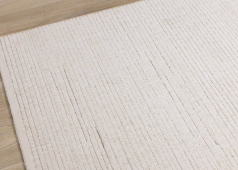 Ella Cream Carved Pile Plush Rug by Kalora Interiors
