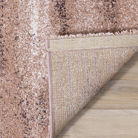 Sable Pink Purple Cream Sunset Cloud Sky Rug by Kalora Interiors