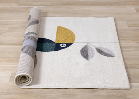Kids Colourful Toucan Area Rug by Kalora Interiors