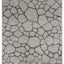 Odessa ODE-01687A-LGRY Modern Brick High Low Textured Polypropylene Black Grey Area Rug By Viana Inc