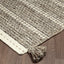 Nordique NOR-12LGRY Handmade Light Grey Reversible Wool Area Rug By Viana Inc