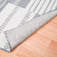 Oksana OKS-01704A-GRY Indoor-Outdoor Geometric Grey Area Rug By Viana Inc