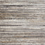 Calabar Grey Beige White Banded Blend Rug by Kalora Interiors