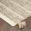 Nordique NOR-301B-SAND Handmade Sand Natural Reversible Wool Area Rug By Viana Inc