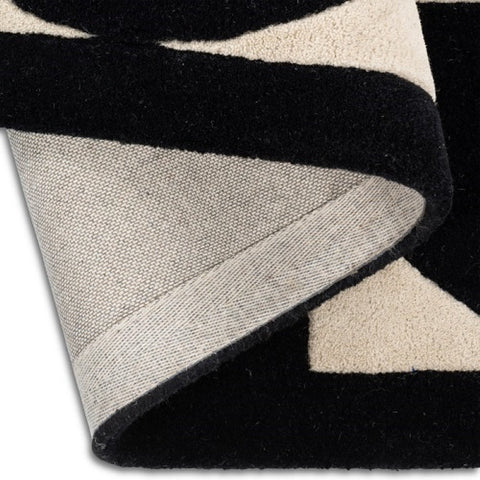 Abstract Hand Tufted Wool Area Rug by Viana