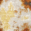 Parlour Cream Orange Distressed Abstract Rug by Kalora Interiors