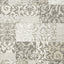 Intrigue Grey Damask Patchwork Rug by Kalora Interiors