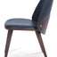 ASTON DINING CHAIR PPM FR GREY 661 AMERICAN WALNUT VENEER BACK BEECH WOOD WALNUT FINISH LEGS