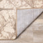 Abbey Cream Taupe Leaf Rug by Kalora Interiors