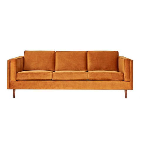 Adelaide Sofa | Velvet Rust