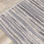 Alida Grey Distressed Striped Rug by Kalora Interiors