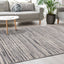 Alida Grey Distressed Striped Rug by Kalora Interiors
