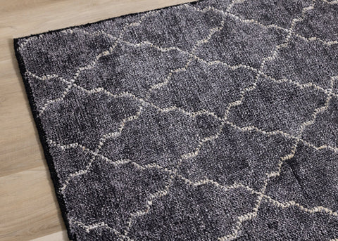 Atlas Charcoal Hand Tufted Area Rug by Kalora Interiors