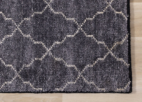 Atlas Charcoal Hand Tufted Area Rug by Kalora Interiors