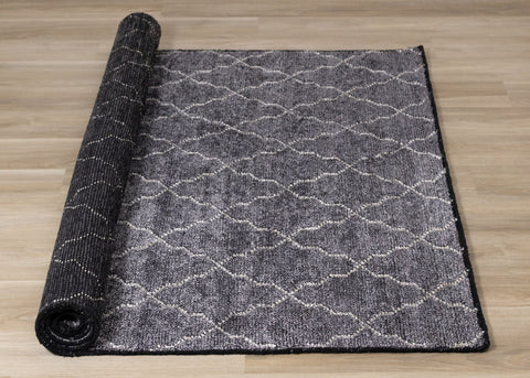 Atlas Charcoal Hand Tufted Area Rug by Kalora Interiors