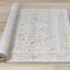 Belle Cream Yellow Blue Classic Border Rug by Kalora Interiors