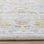 Belle Cream Yellow Blue Classic Border Rug by Kalora Interiors