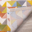 Belle Cream Green Yellow Mosaic Rug by Kalora Interiors