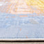 Belle Cream Blue Yellow Brush Strokes Rug by Kalora Interiors