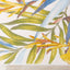 Belle Blue Pink Yellow Green Tropical Plant Rug by Kalora Interiors