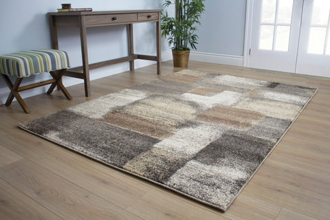 Breeze Simple Patches Area Rug by Kalora Interiors