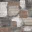 Breeze Blue Grey Simple Patches Rug by Kalora Interiors