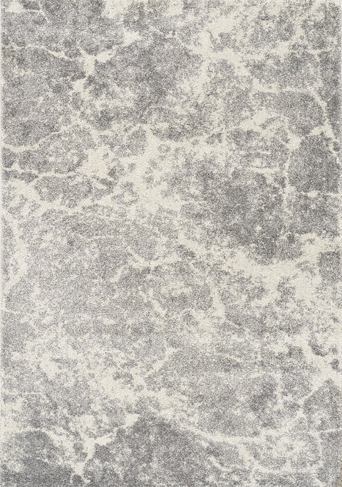 Breeze Serene Collection Grey Cream Area Rug by Kalora Interiors