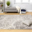 Breeze Serene Collection Grey Cream Area Rug by Kalora Interiors
