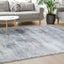 Breeze Grey Cream Blue Distressed Rug by Kalora Interiors