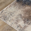 Breeze Cream Blue Brown Urban Rift Rug by Kalora Interiors