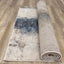 Breeze Cream Blue Brown Urban Rift Rug by Kalora Interiors