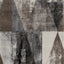 Breeze Cream Brown Grey Robust Triangle Rug by Kalora Interiors