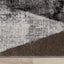 Breeze Cream Brown Grey Robust Triangle Rug by Kalora Interiors