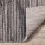 Breeze Grey Distressed Lines Rug by Kalora Interiors