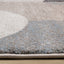 Breeze Cream Brown Grey Geometric Shapes Rug by Kalora Interiors