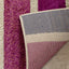 Brighton Pink Orange Stripes Rug by Kalora Interiors