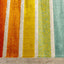 Brighton Pink Orange Stripes Rug by Kalora Interiors