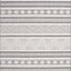 Bristol Reversible Grey White Striped Pattern Outdoor Rug by Kalora Interiors