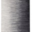 Sparx Midnight Black White Washable Area Rug By Viana Inc