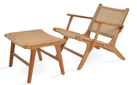 Calava Teak Ottoman by sohoConcept