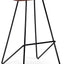 CATTELAN BAR SOLID ASH ANTIQUE BRUSHED SEAT SOLID STEEL BLACK FRAME