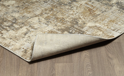 Charisma CHA-1002 Muted Grey Ivory Distressed Abstract Rug II By Viana Inc.