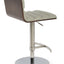 CORONA PISTON BRIGHT S.STEELS LEATHERETTE F.SOFT LIGHT GREY WALNUT PLYWOOD SHELL 2