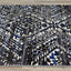 Calabar 8611_31 Black Grey Blue Global Inspired Rug By Kalora Interiors