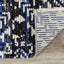 Calabar 8611_31 Black Grey Blue Global Inspired Rug By Kalora Interiors
